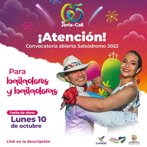 ¡A azotar baldosa!, participa en la convocatoria de bailadores y bailadoras para el Salsódromo 2022