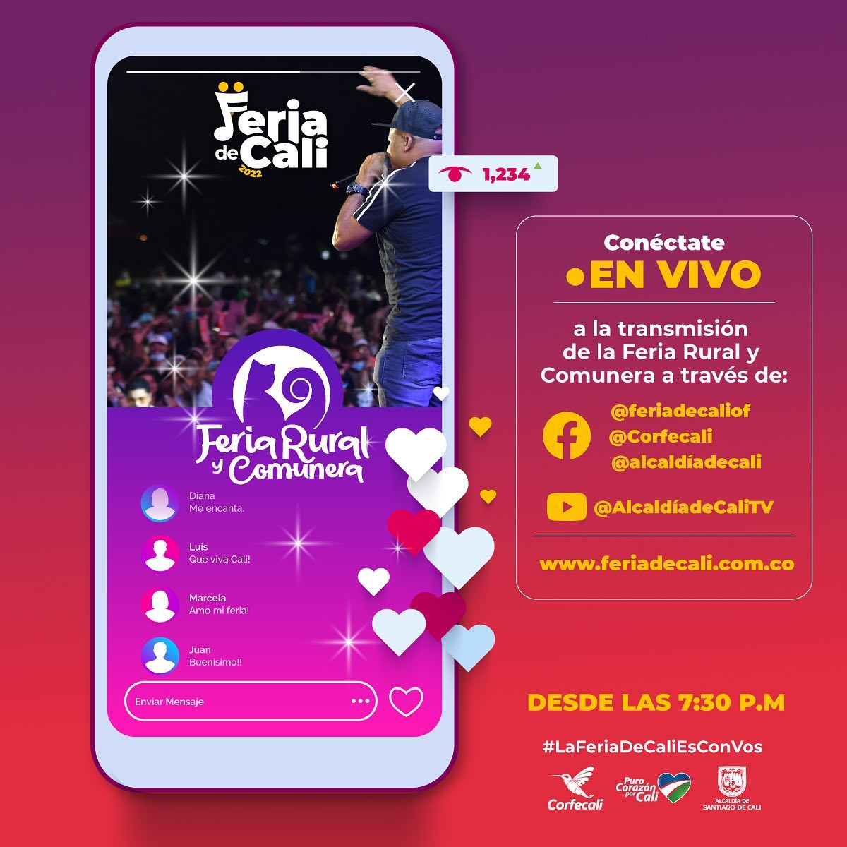 ¡Feria Rural y Comunera en vivo!