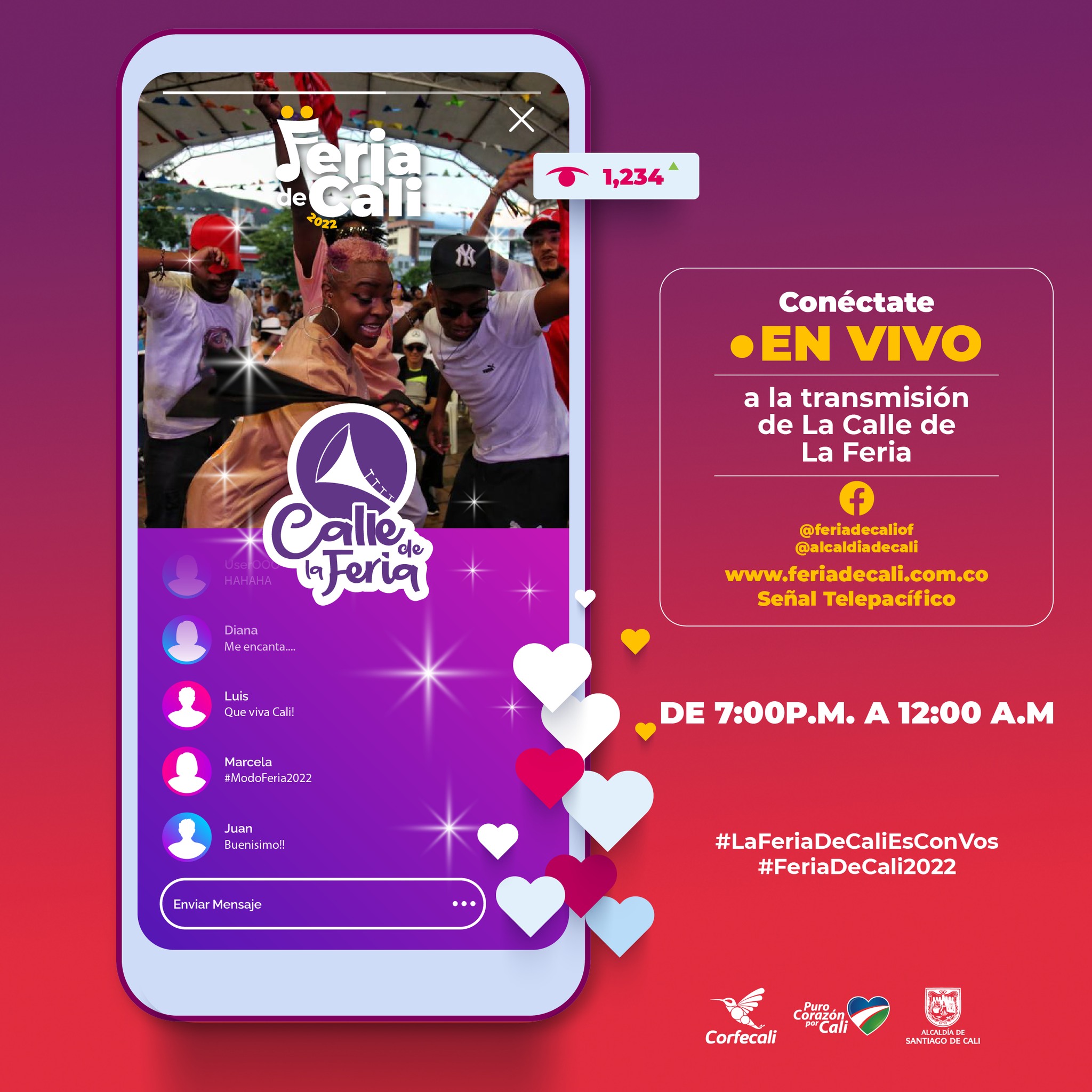 Calle de la feria en vivo