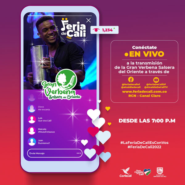 Gran Verbena Salsera del Oriente Feria de Cali 2022 ¡En vivo!