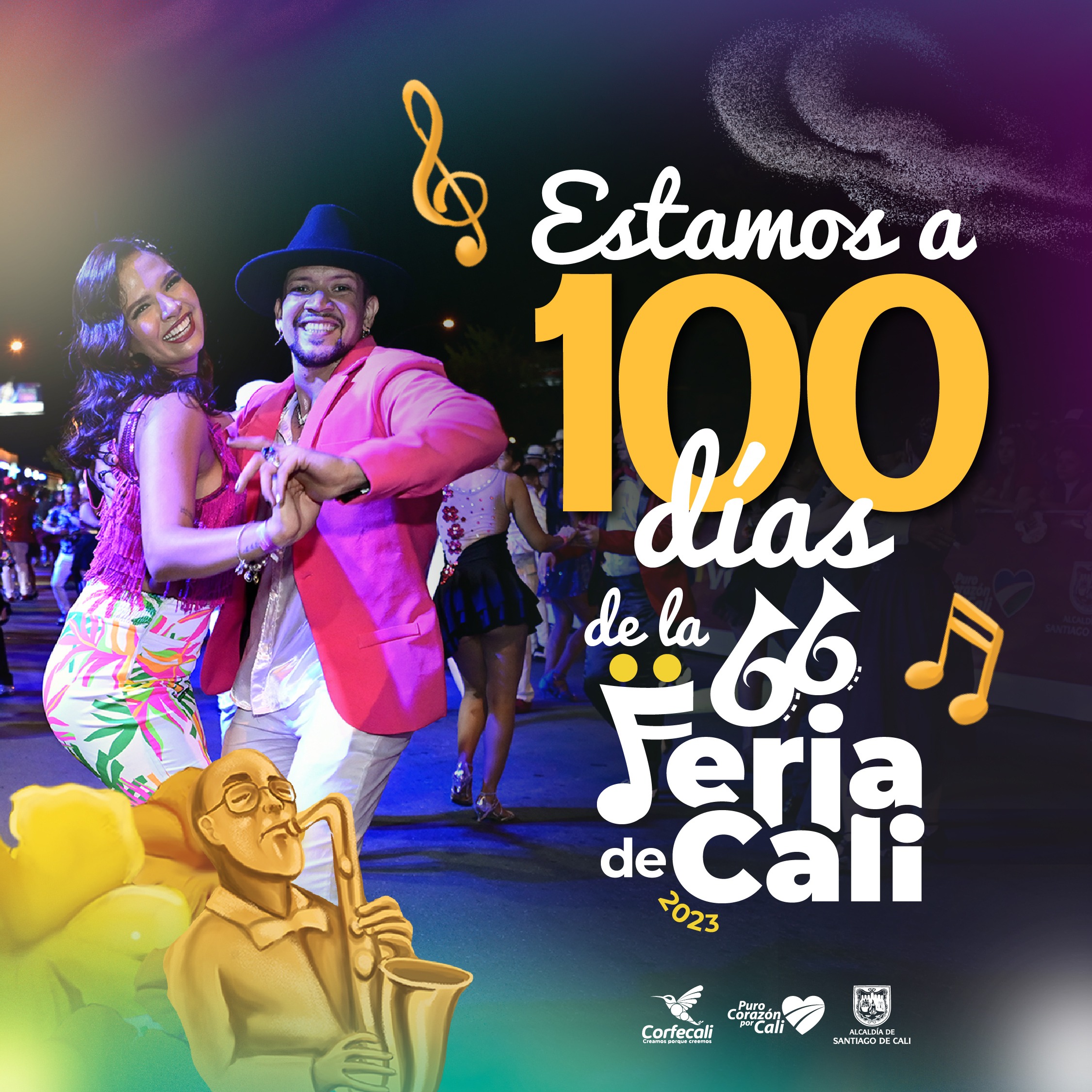 ¡Ya huele, ya se siente: estamos a 100 días de la Feria de Cali!