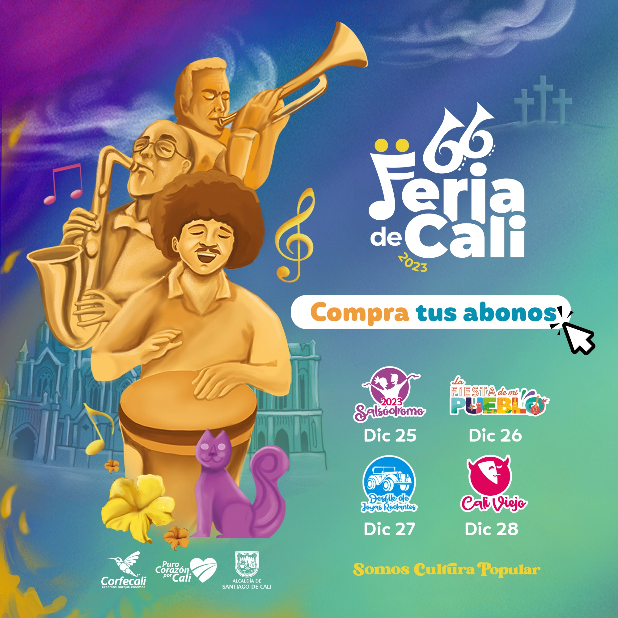 Ya están listos los abonos para los desfiles de la Feria de Cali